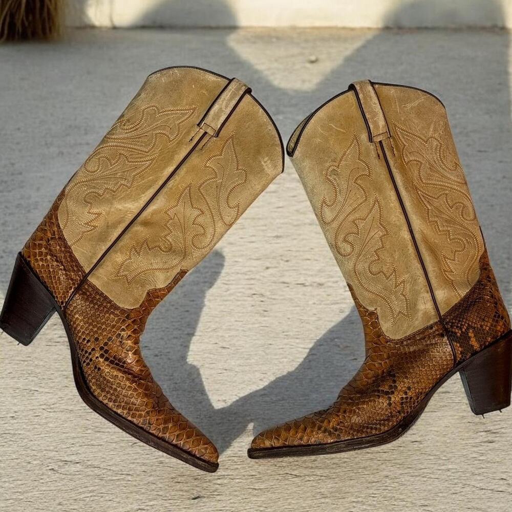 Vintage Tony Mora Cowboy Boots